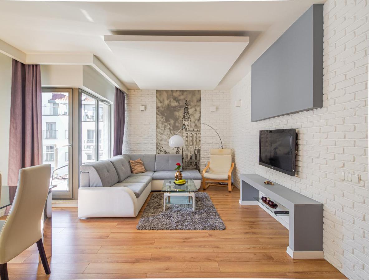 Waterlane Gray-Gdansk Apartman Kültér fotó